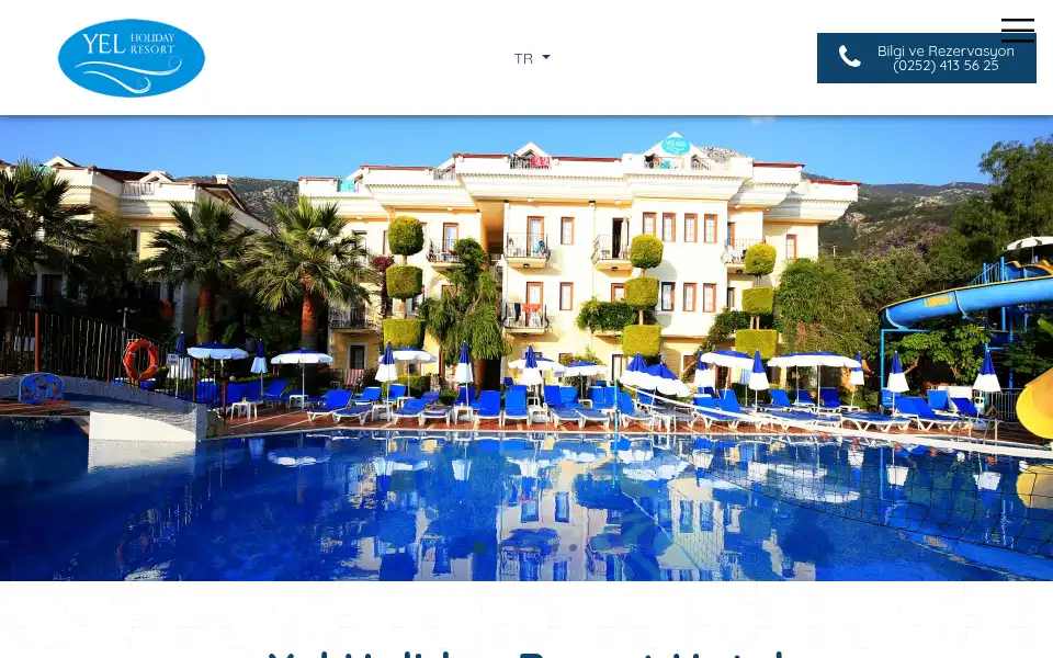 Screenshot of yelholidayresort.com