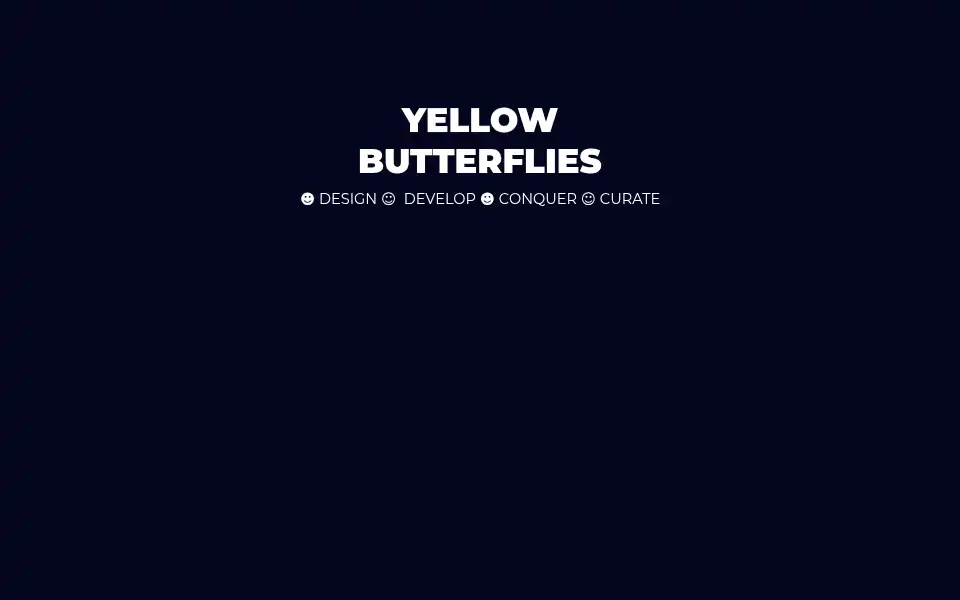 Screenshot of yellowbutterflies.in