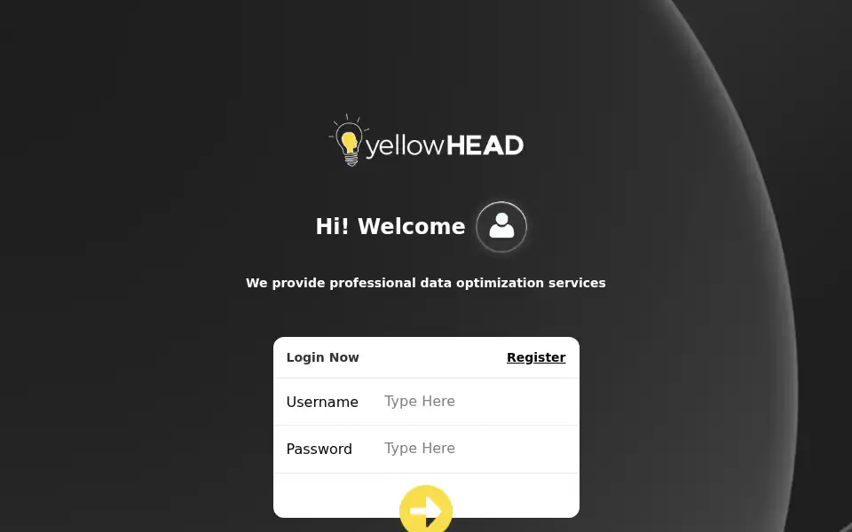 Screenshot of yellowhead.shop