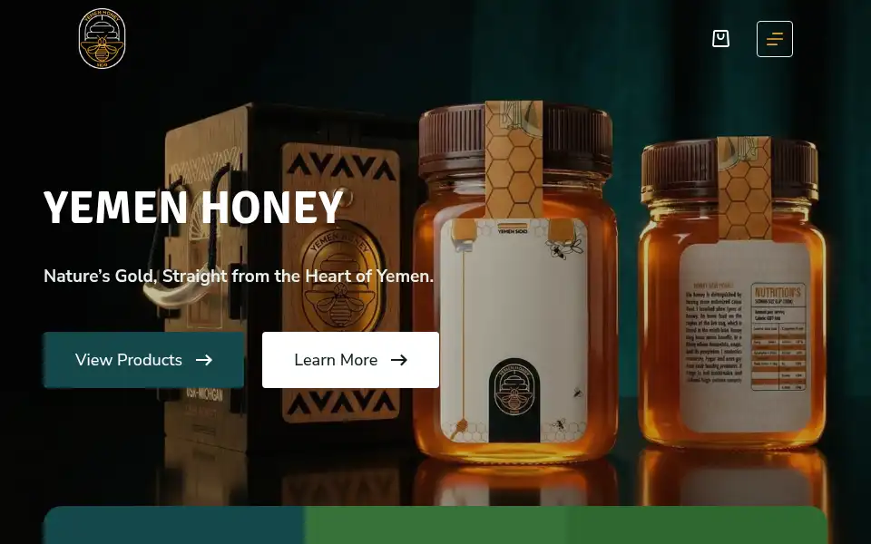 Screenshot of yemenhoney.store