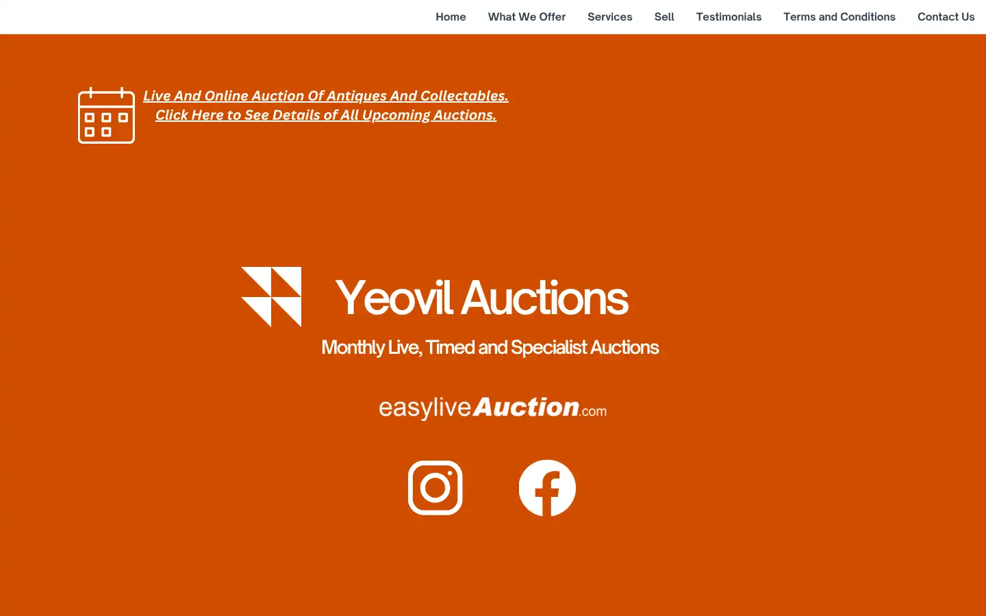 Screenshot of yeovilauctionrooms.com