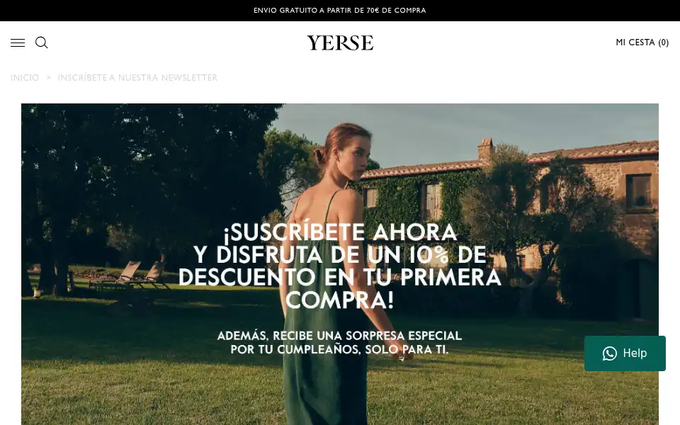 Screenshot of yerse.com