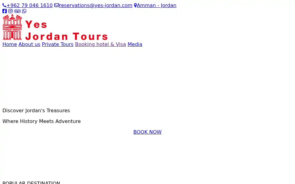 Screenshot of yes-jordan.com