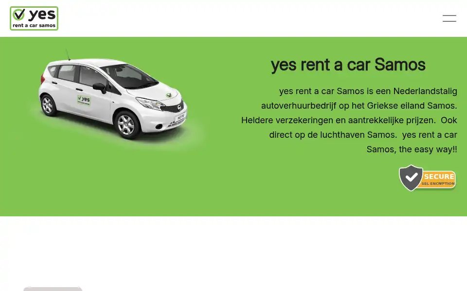 Screenshot of yes-rent-a-car-samos.nl
