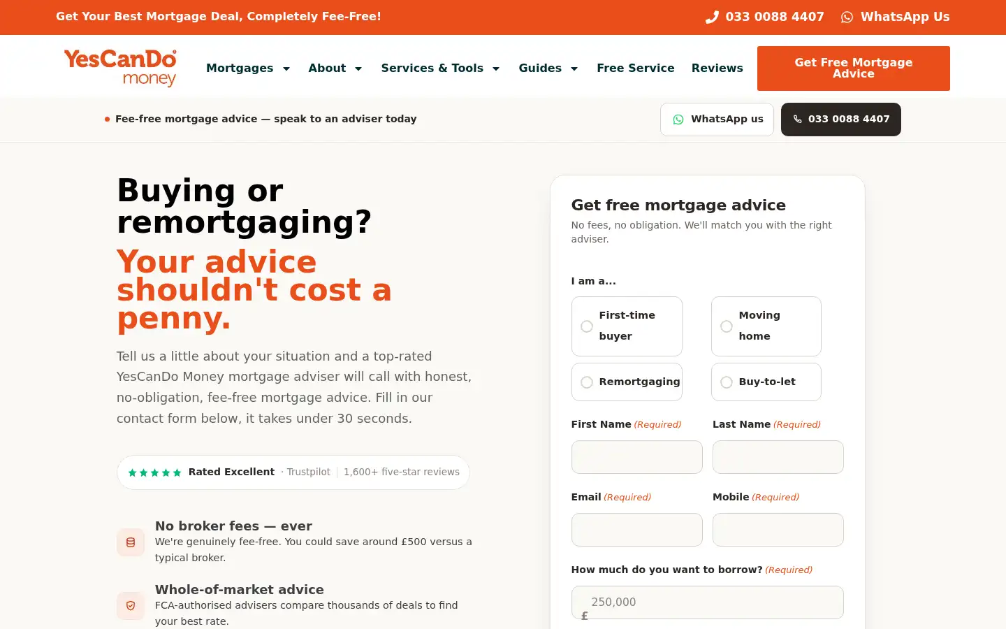 Screenshot of yescandomoney.com
