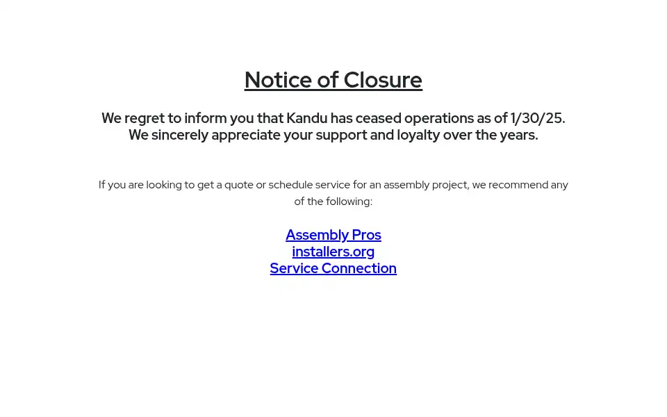 Screenshot of yeskandu.com
