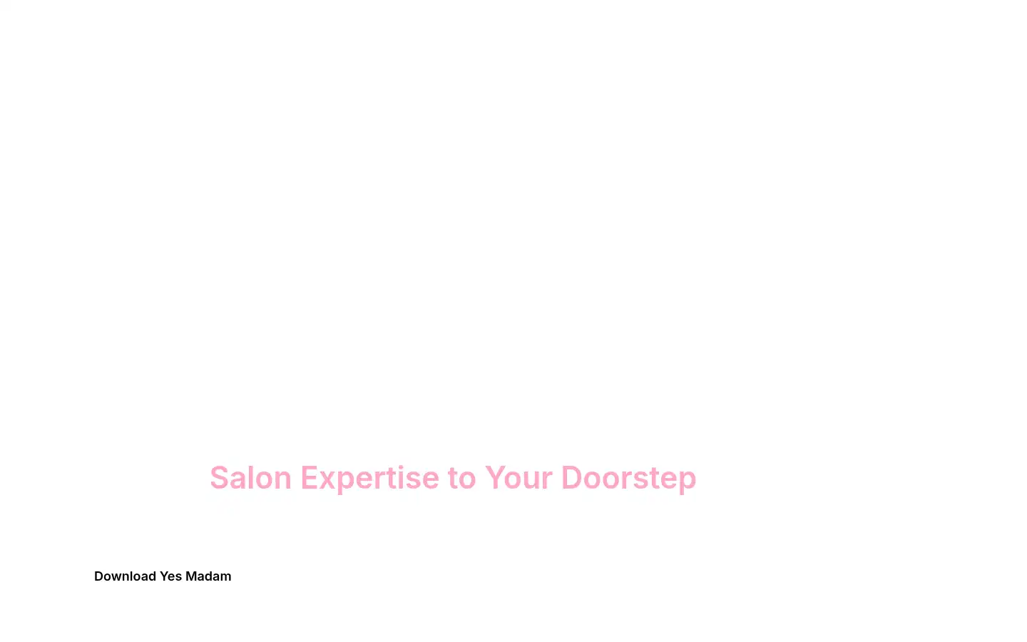 Screenshot of yesmadam.com