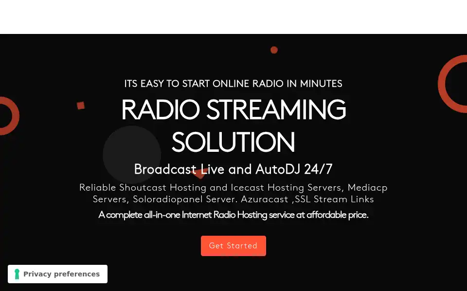Screenshot of yesstreaming.com