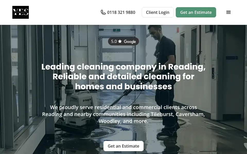 Screenshot of yesyesservices.co.uk