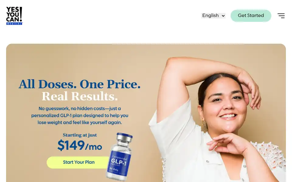 Screenshot of yesyoucanmedical.com