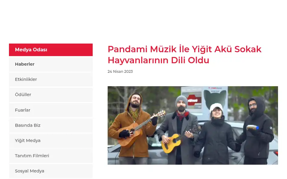 Screenshot of yigitaku.com
