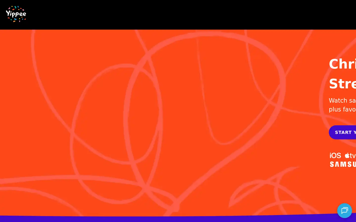Screenshot of yippee.tv