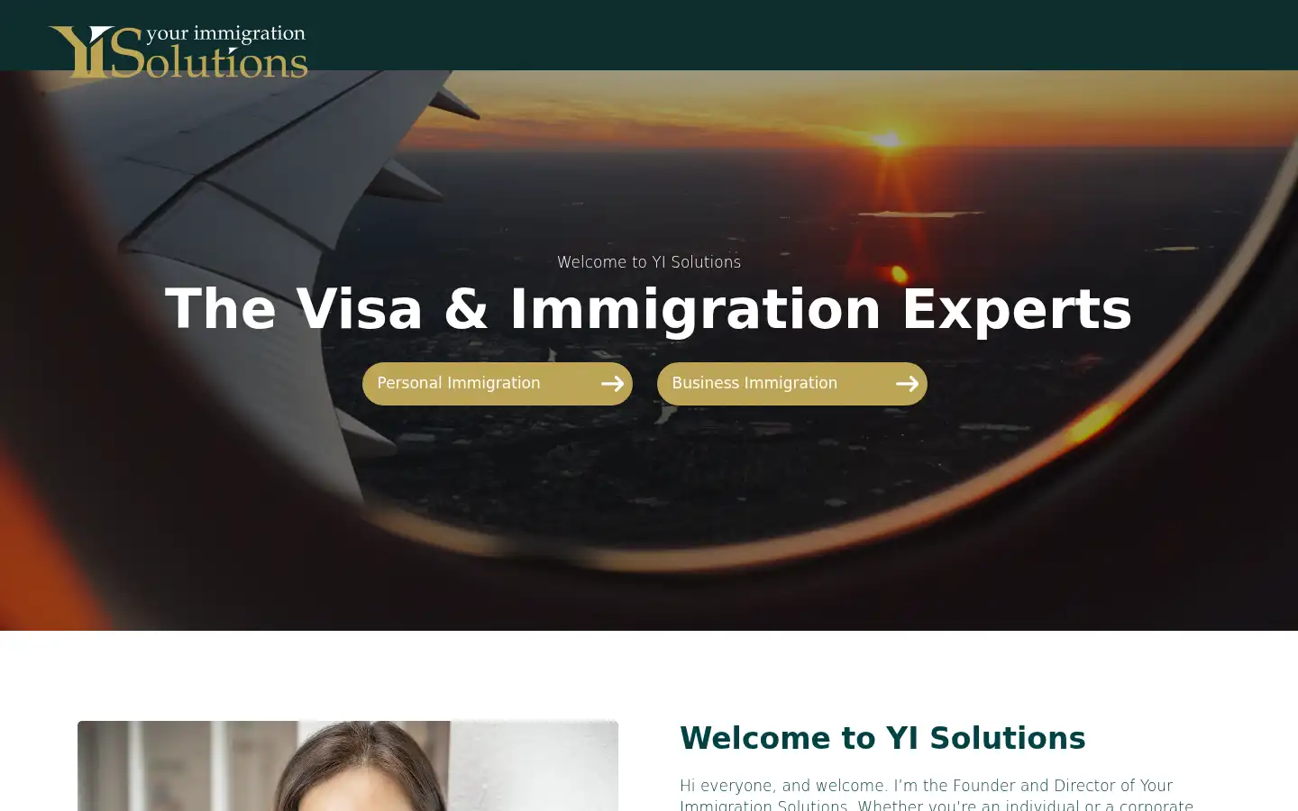 Screenshot of yisolutions.co.uk
