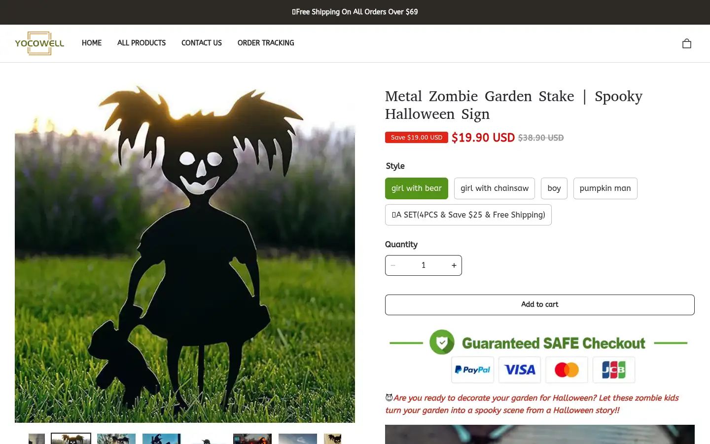 Screenshot of yocowell.com