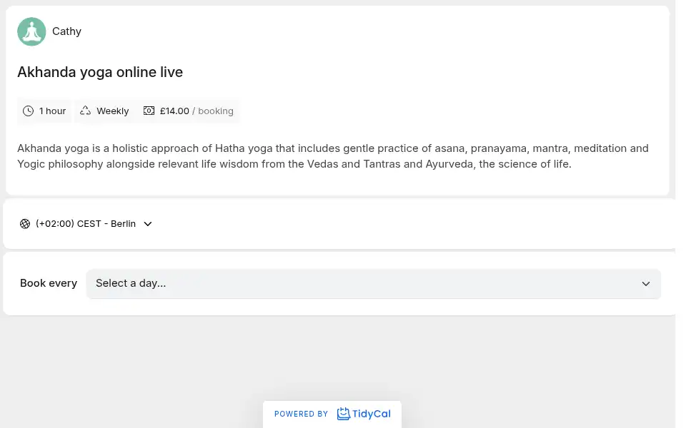 Screenshot of yogahealingtherapy.co.uk