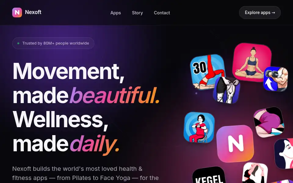Screenshot of yogajoy.app