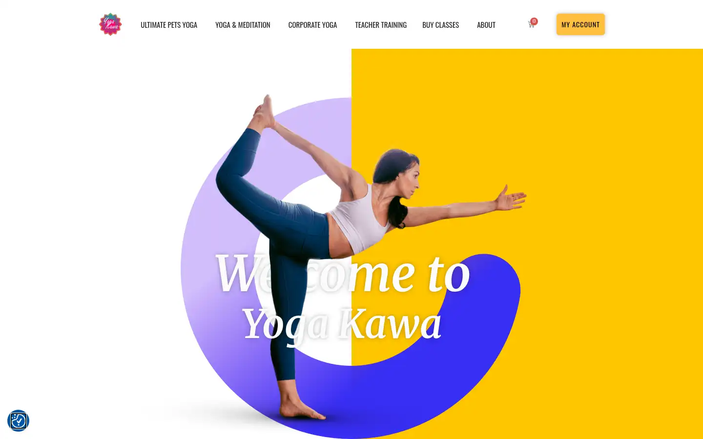 Screenshot of yogakawa.com