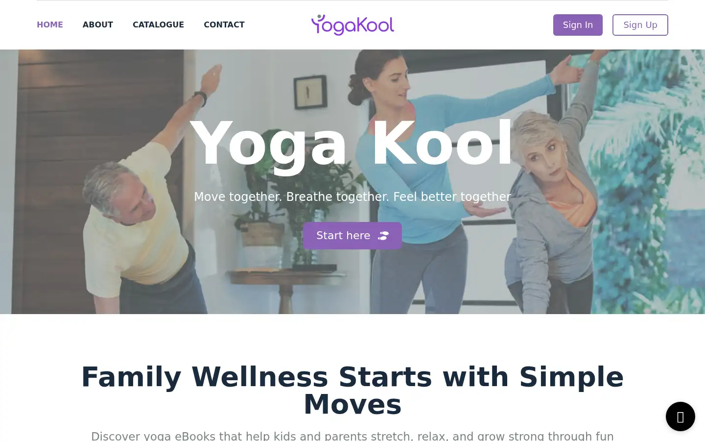 Screenshot of yogakool.com