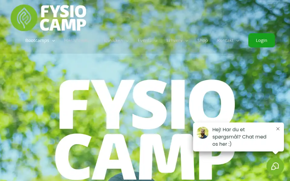 Screenshot of yogaprehab.dk