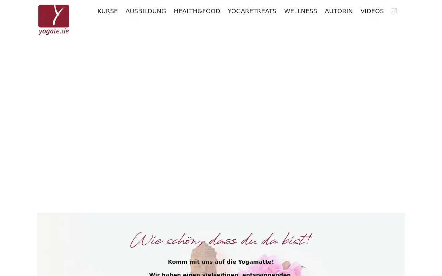 Screenshot of yogate.de