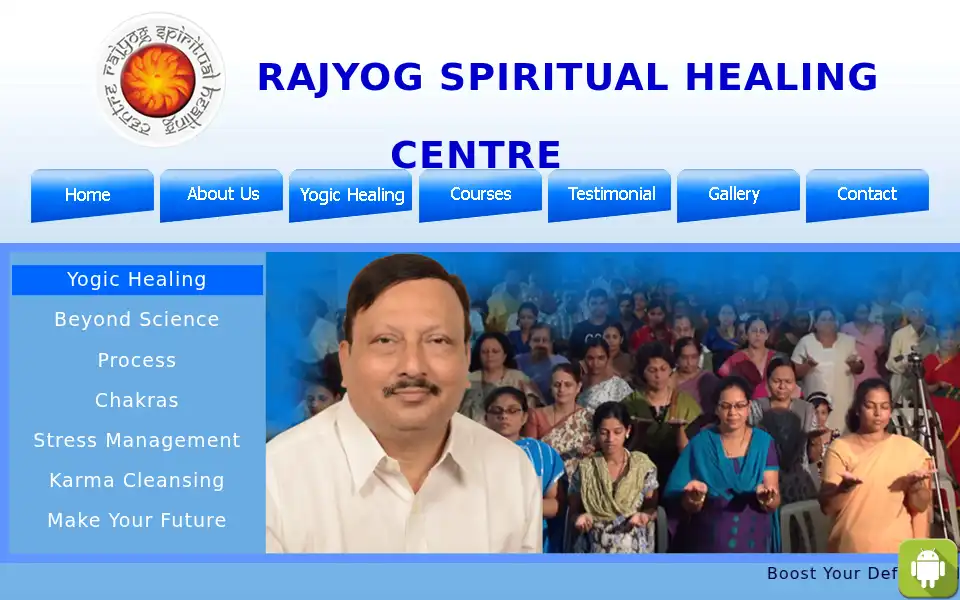 Screenshot of yogichealing.in