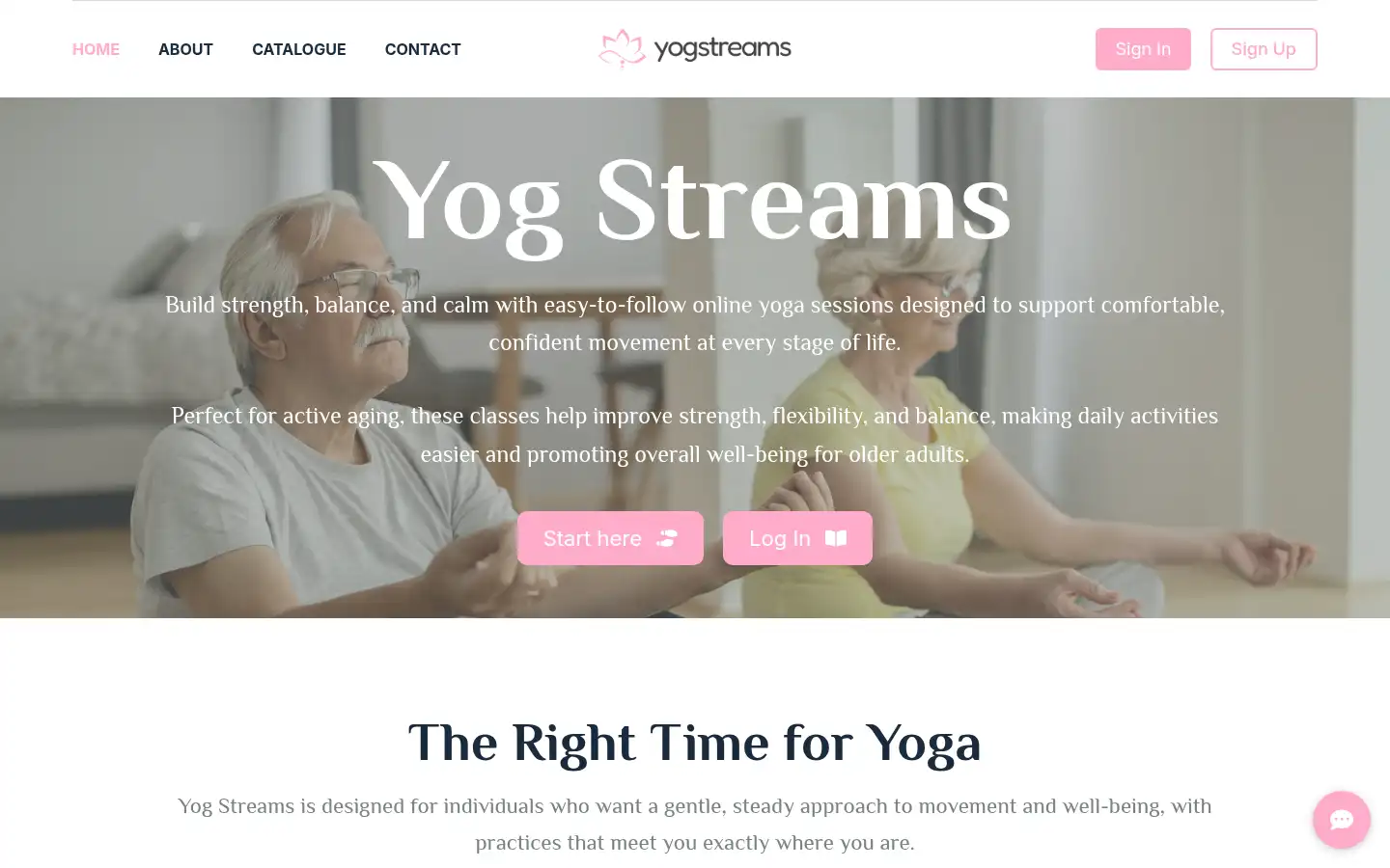 Screenshot of yogstreams.com