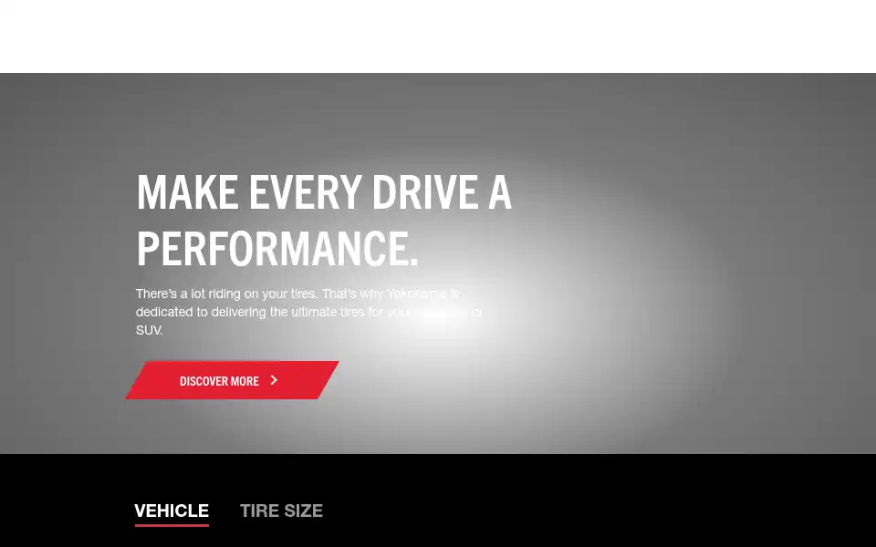 Screenshot of yokohamatire.com