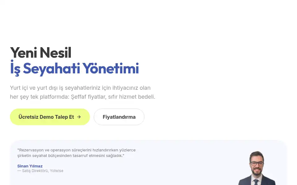 Screenshot of yolwise.com.tr