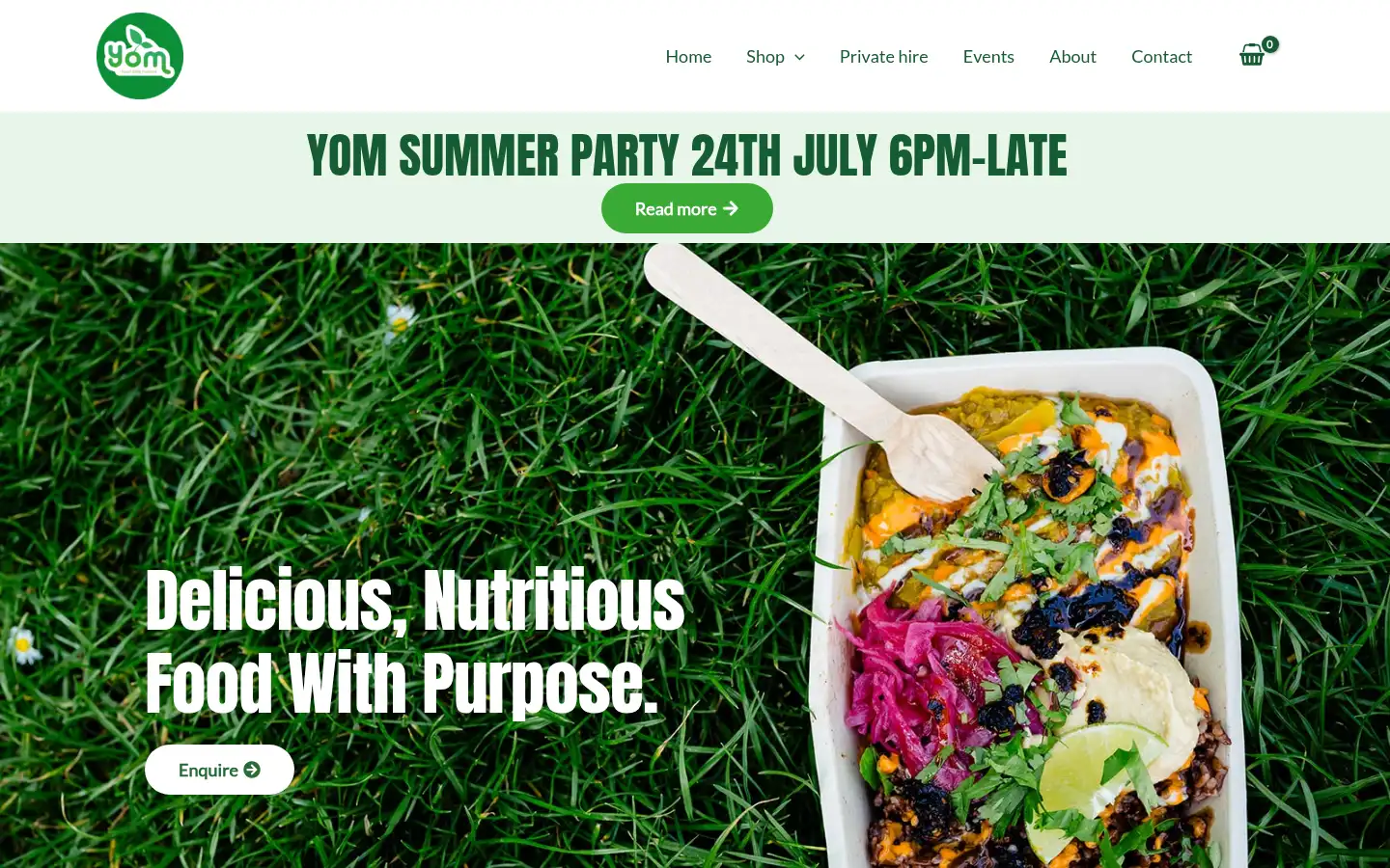 Screenshot of yom.org.uk