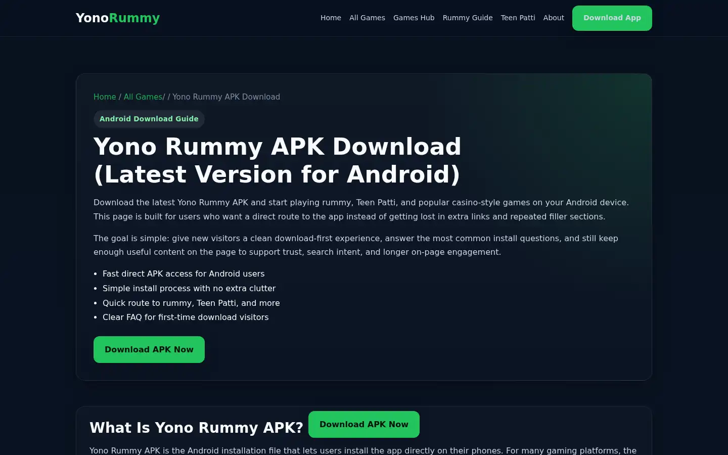 Screenshot of yonorummy.com