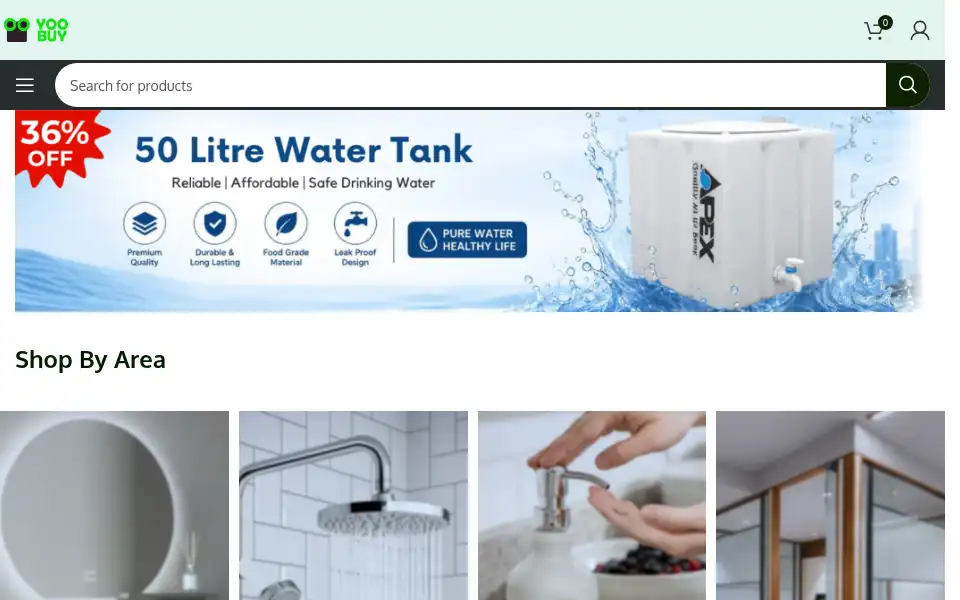 Screenshot of yoobuy.in