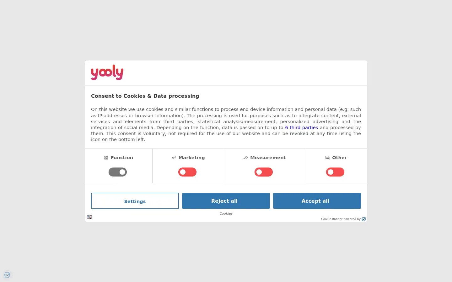 Screenshot of yooly.app