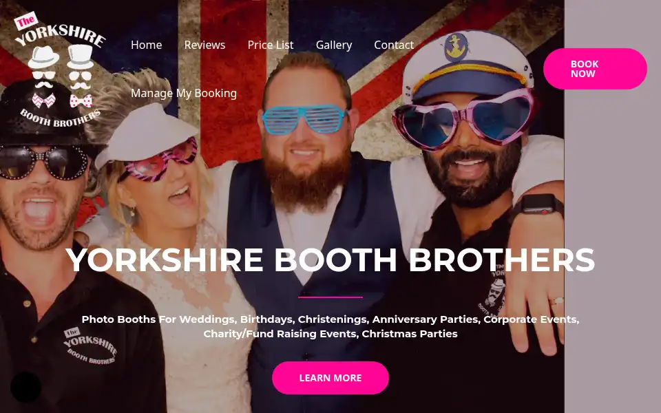 Screenshot of yorkshireboothbrothers.com