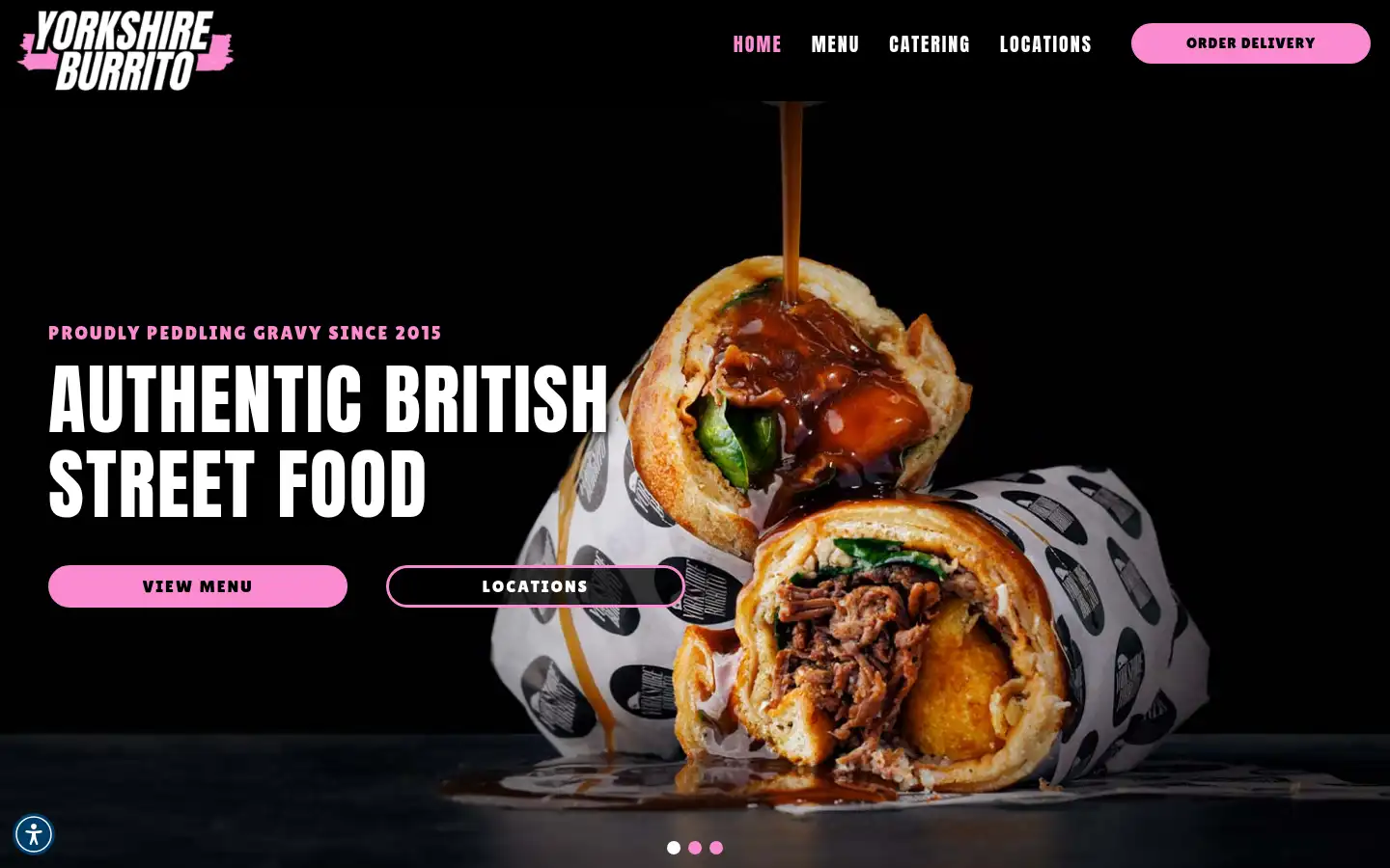 Screenshot of yorkshireburrito.com