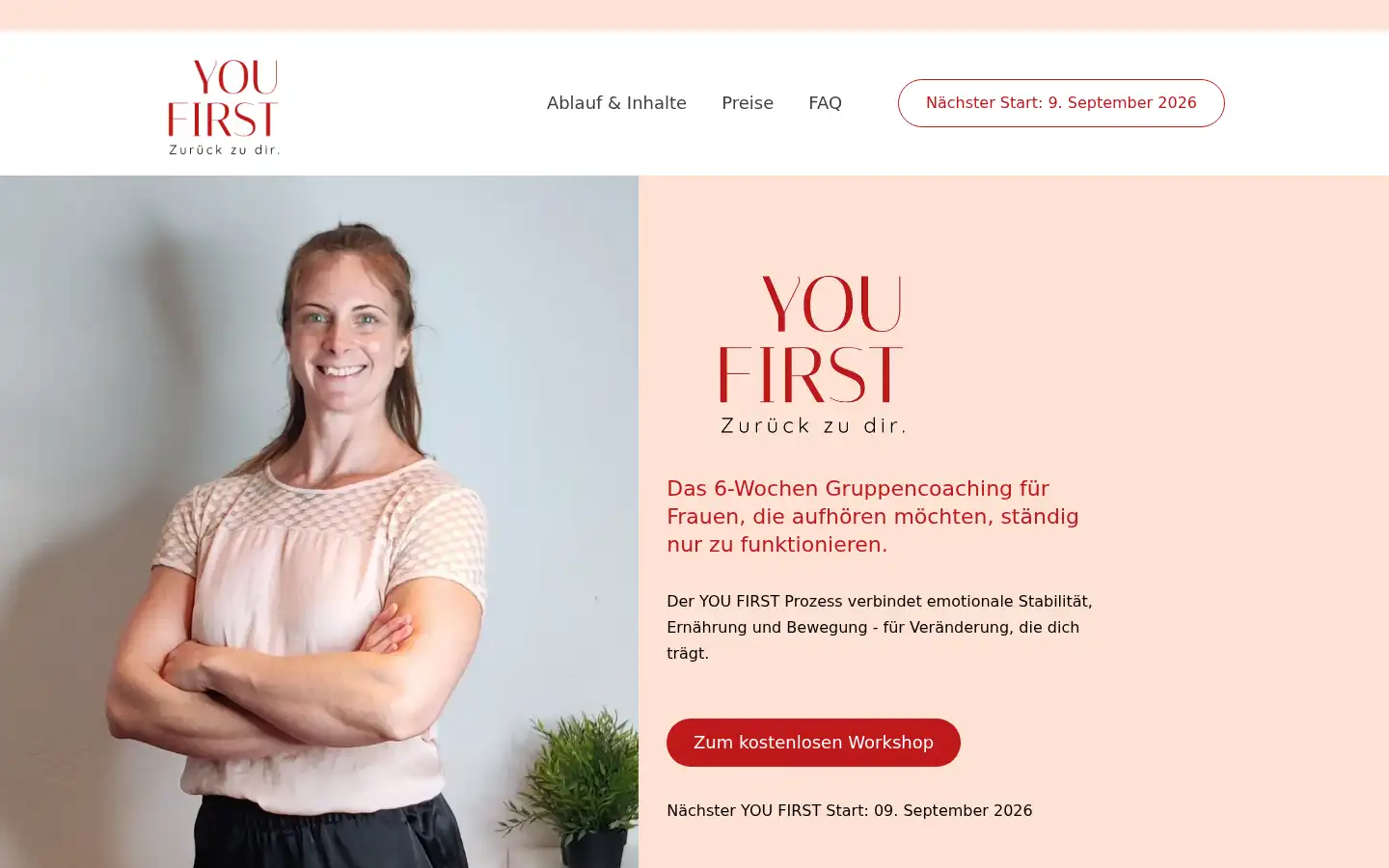 Screenshot of you-first.at
