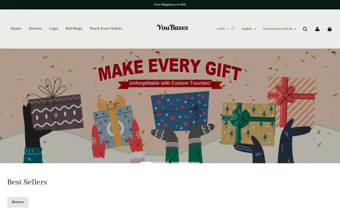 Screenshot of youbases.com