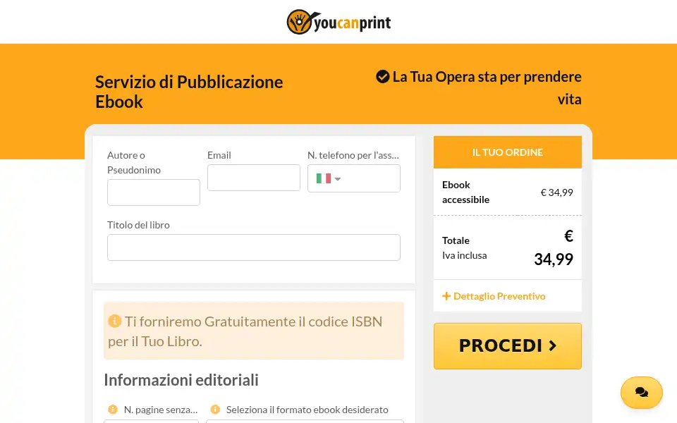 Screenshot of youcanprint.it