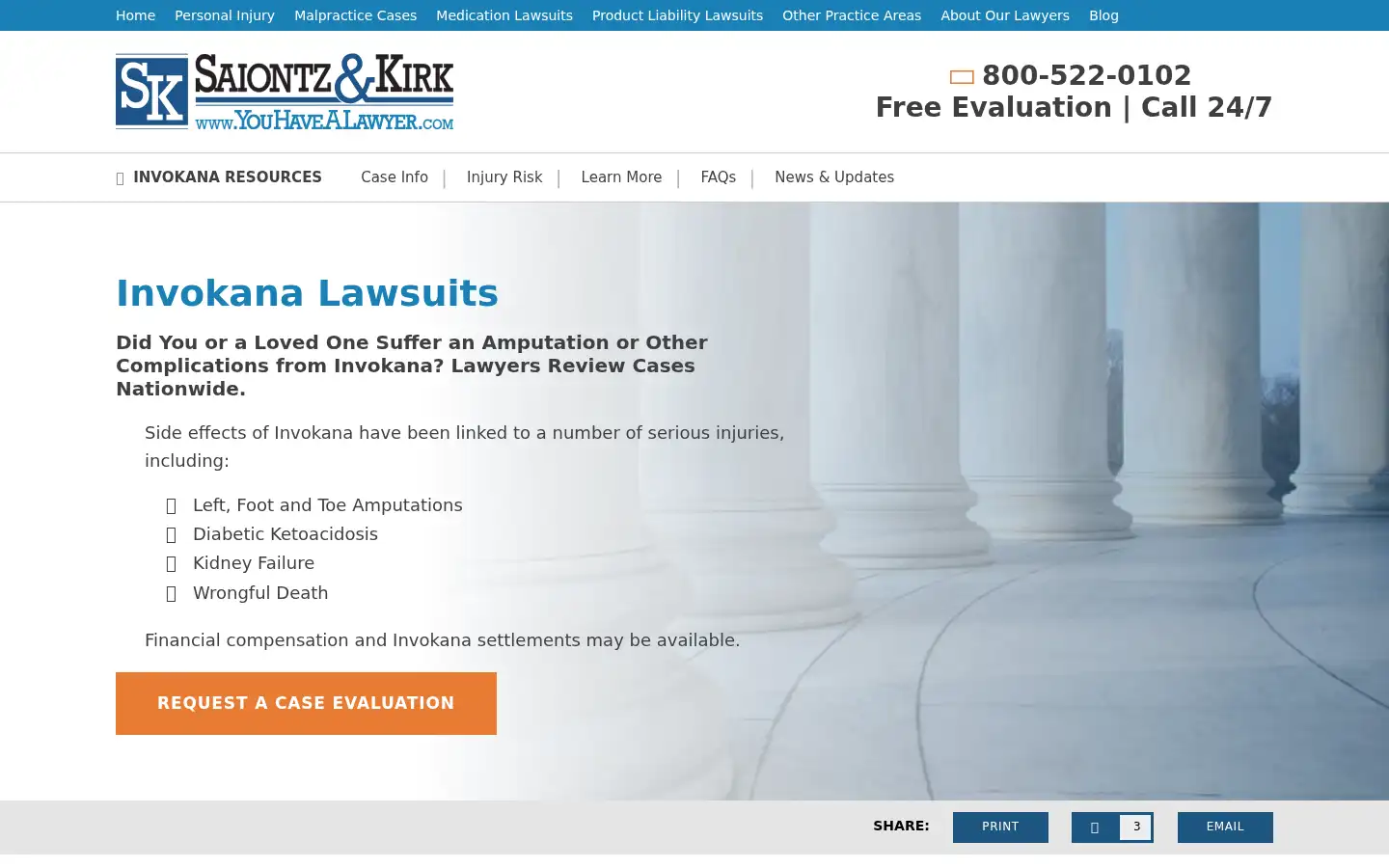 Screenshot of youhavealawyer.com