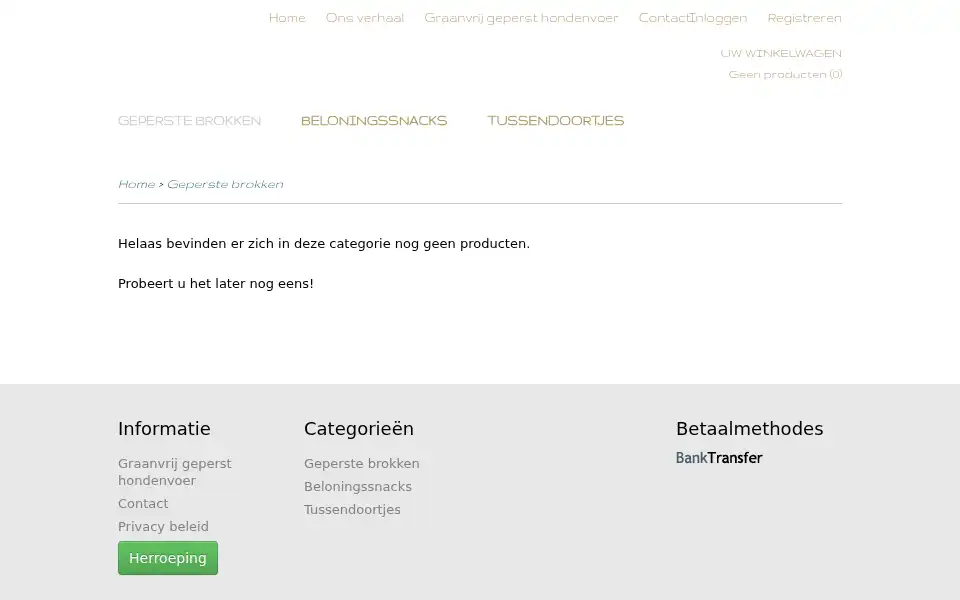 Screenshot of youkohondenvoer.nl
