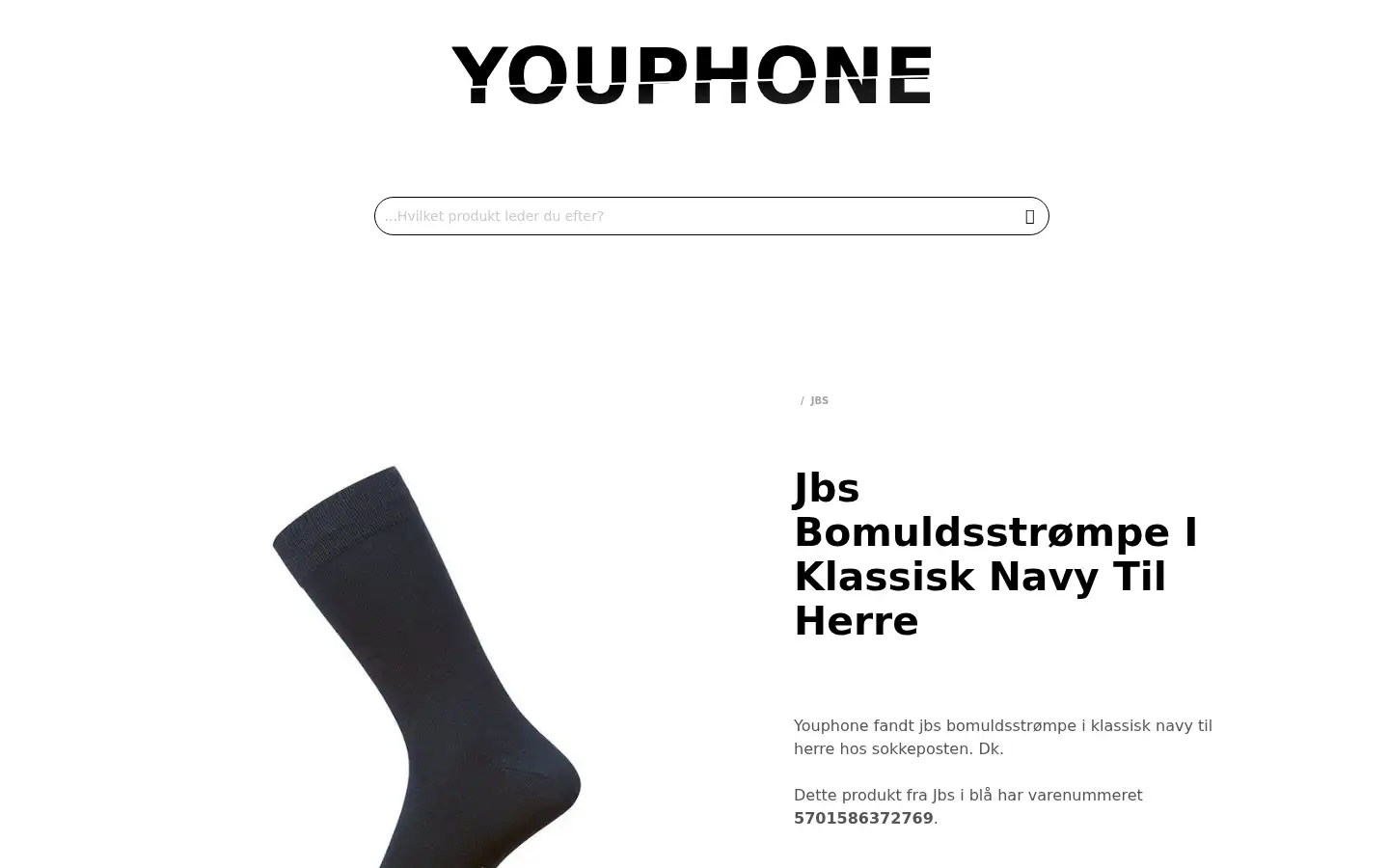 Screenshot of youphone.dk