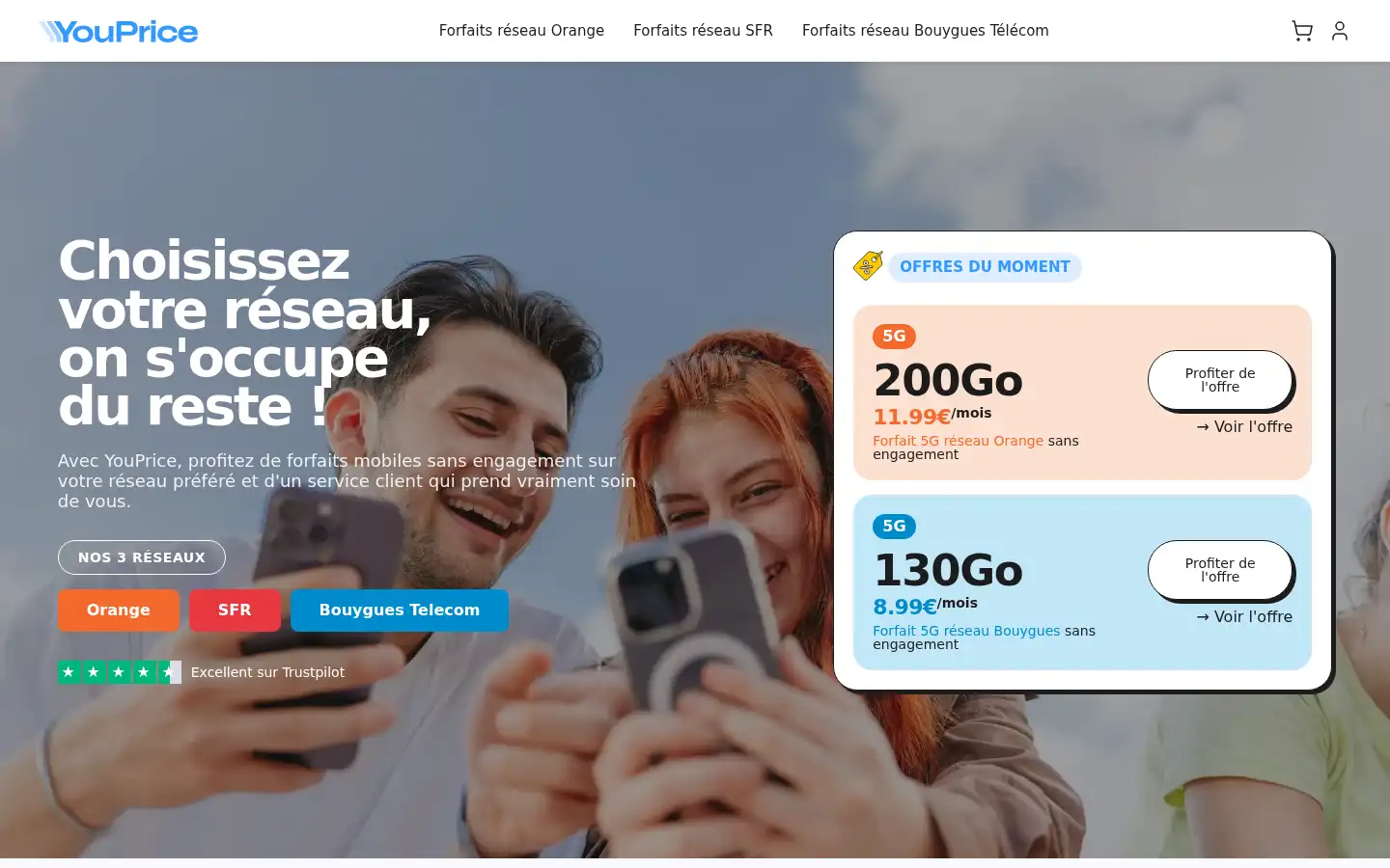 Screenshot of youprice.fr