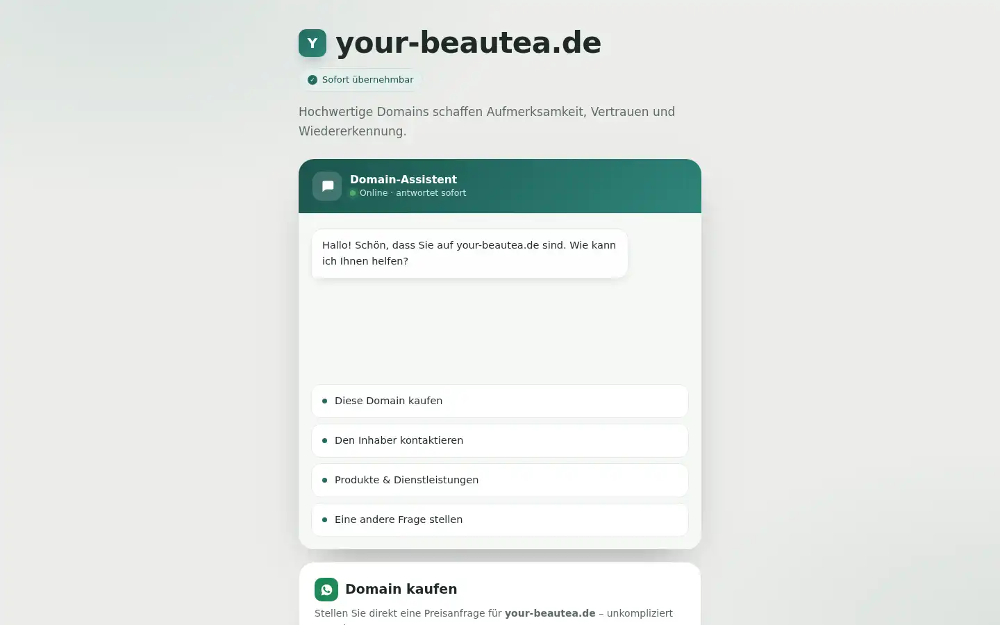 Screenshot of your-beautea.de