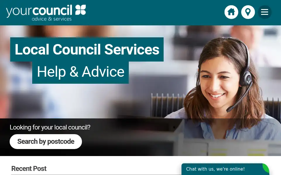 Screenshot of your-council.uk