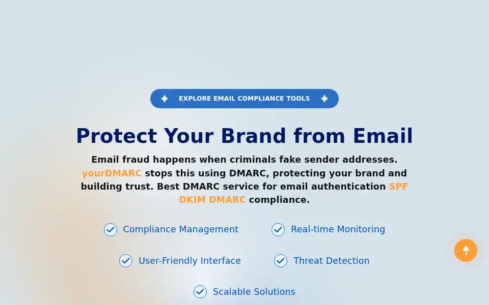 Screenshot of yourdmarc.com