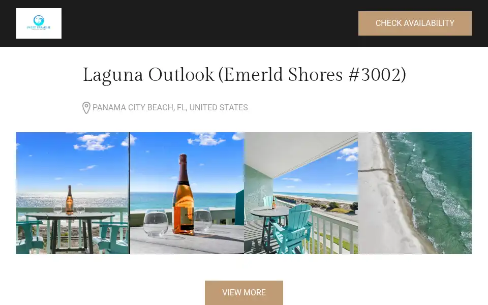 Screenshot of youremeraldcoastvacation.com