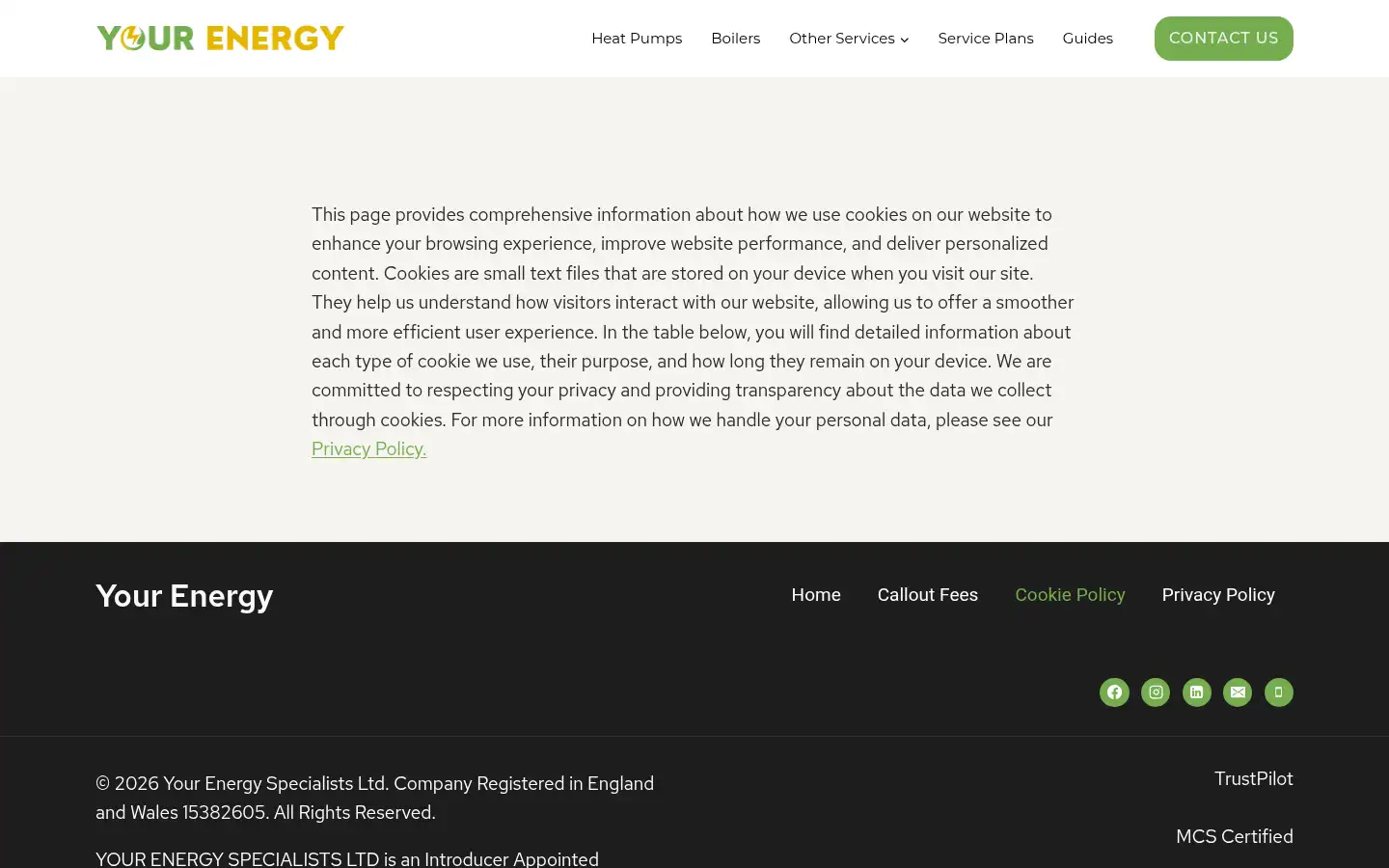 Screenshot of yourenergyuk.co.uk
