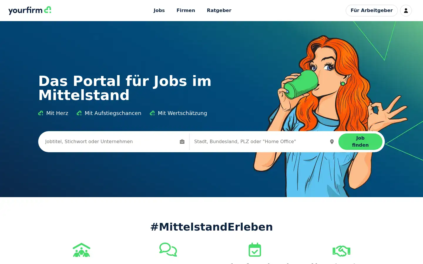Screenshot of yourfirm.de