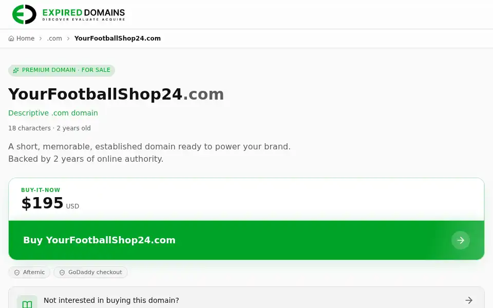 Screenshot of yourfootballshop24.com