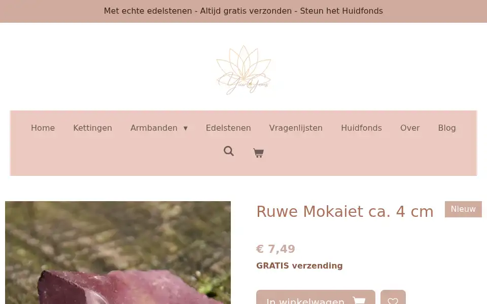 Screenshot of yourgems.nl