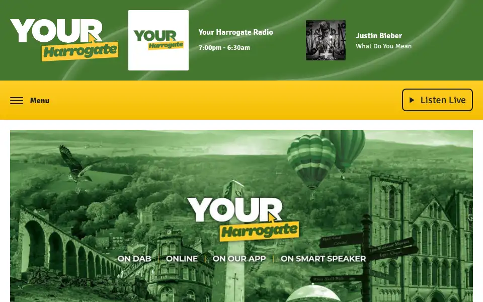Screenshot of yourharrogate.co.uk
